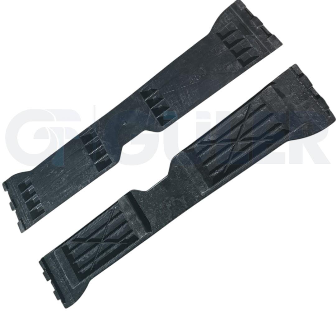 Edscha Çatı Katlama Plakası – 650 mm Siyah Plastik