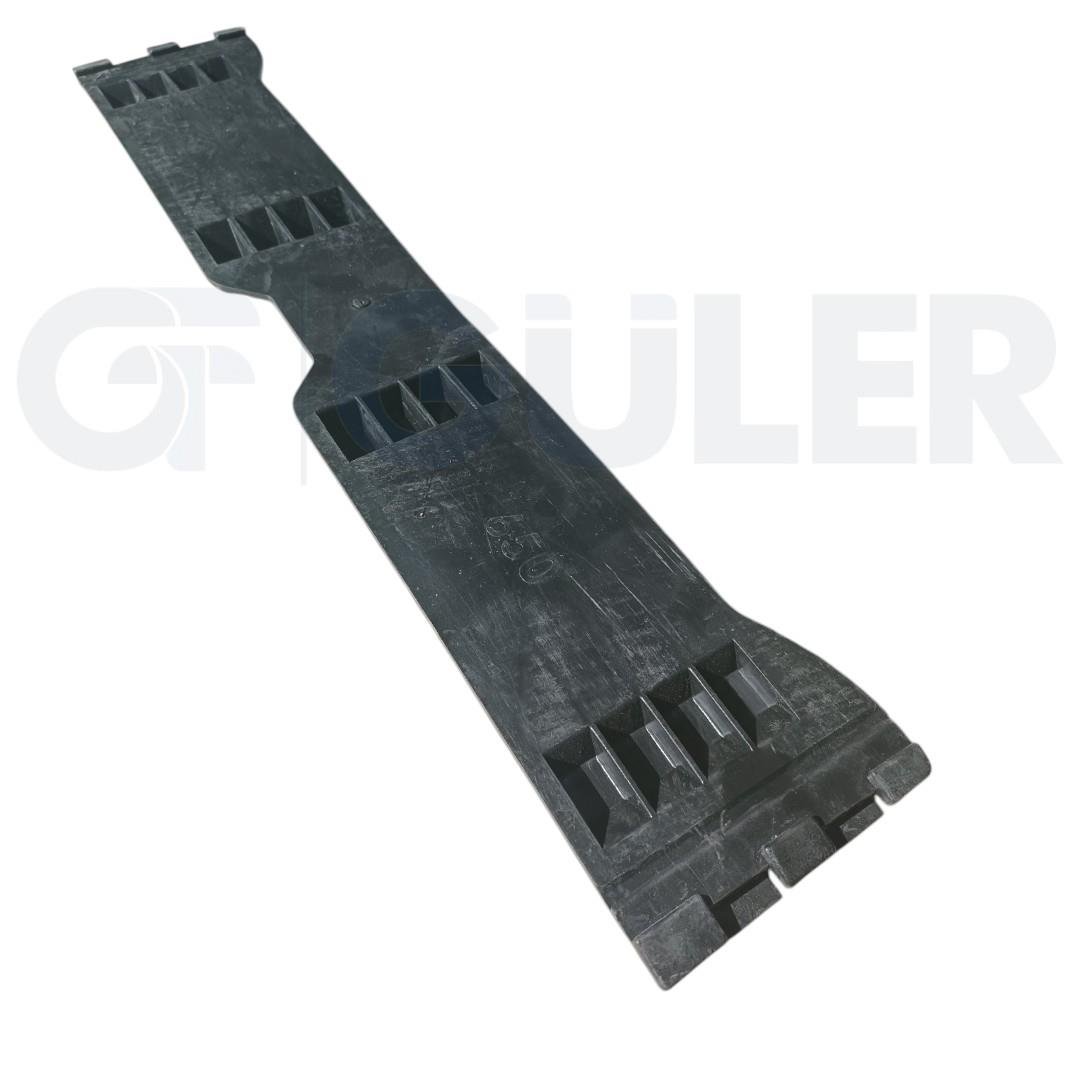 Edscha Çatı Katlama Plakası – 650 mm Siyah Plastik