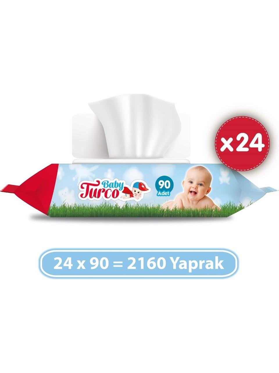 Baby Turco Baby Turco Islak Havlu 90'lı x 24