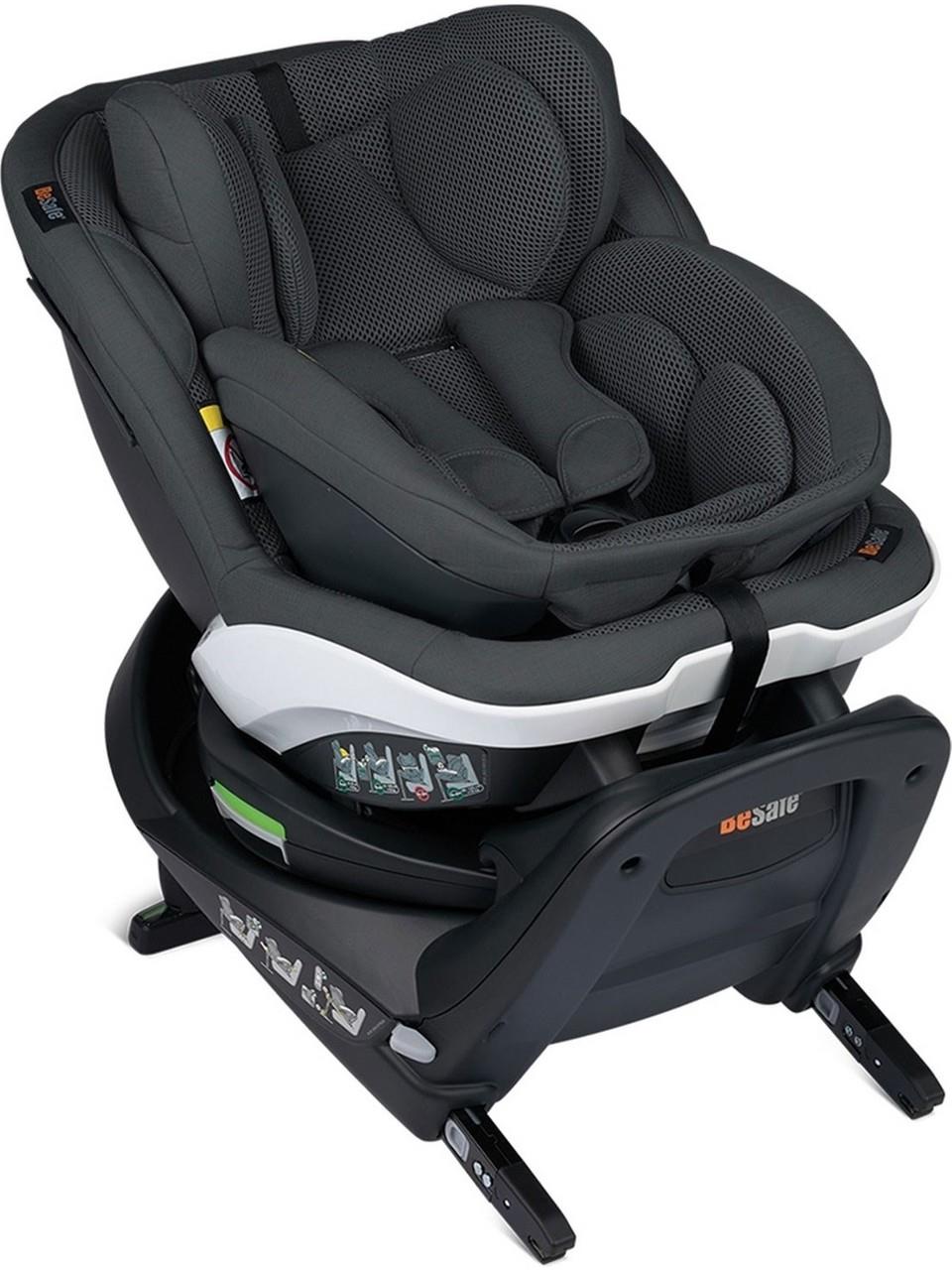 BeSafe Izi Turn I-size 0-18 kg 360 ° Dönebilen İsofix'li Oto Koltuğu Siyah