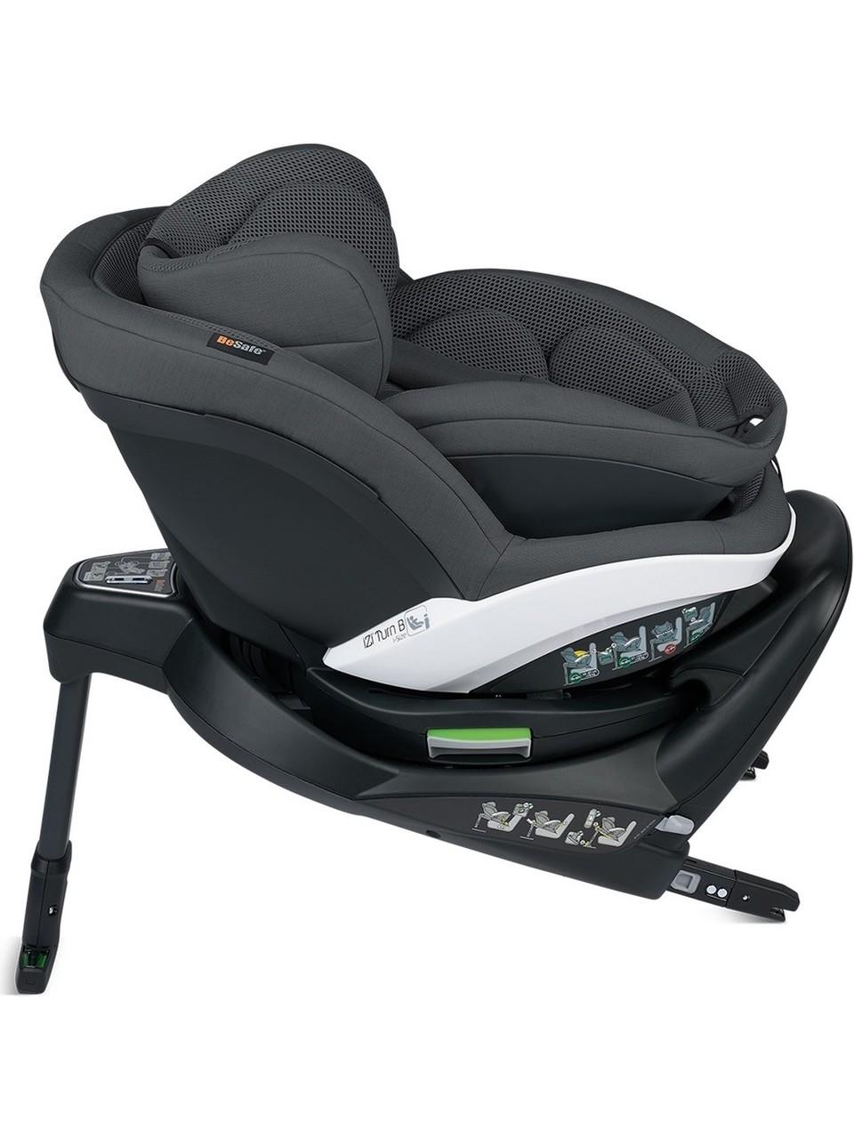 BeSafe Izi Turn I-size 0-18 kg 360 ° Dönebilen İsofix'li Oto Koltuğu Siyah
