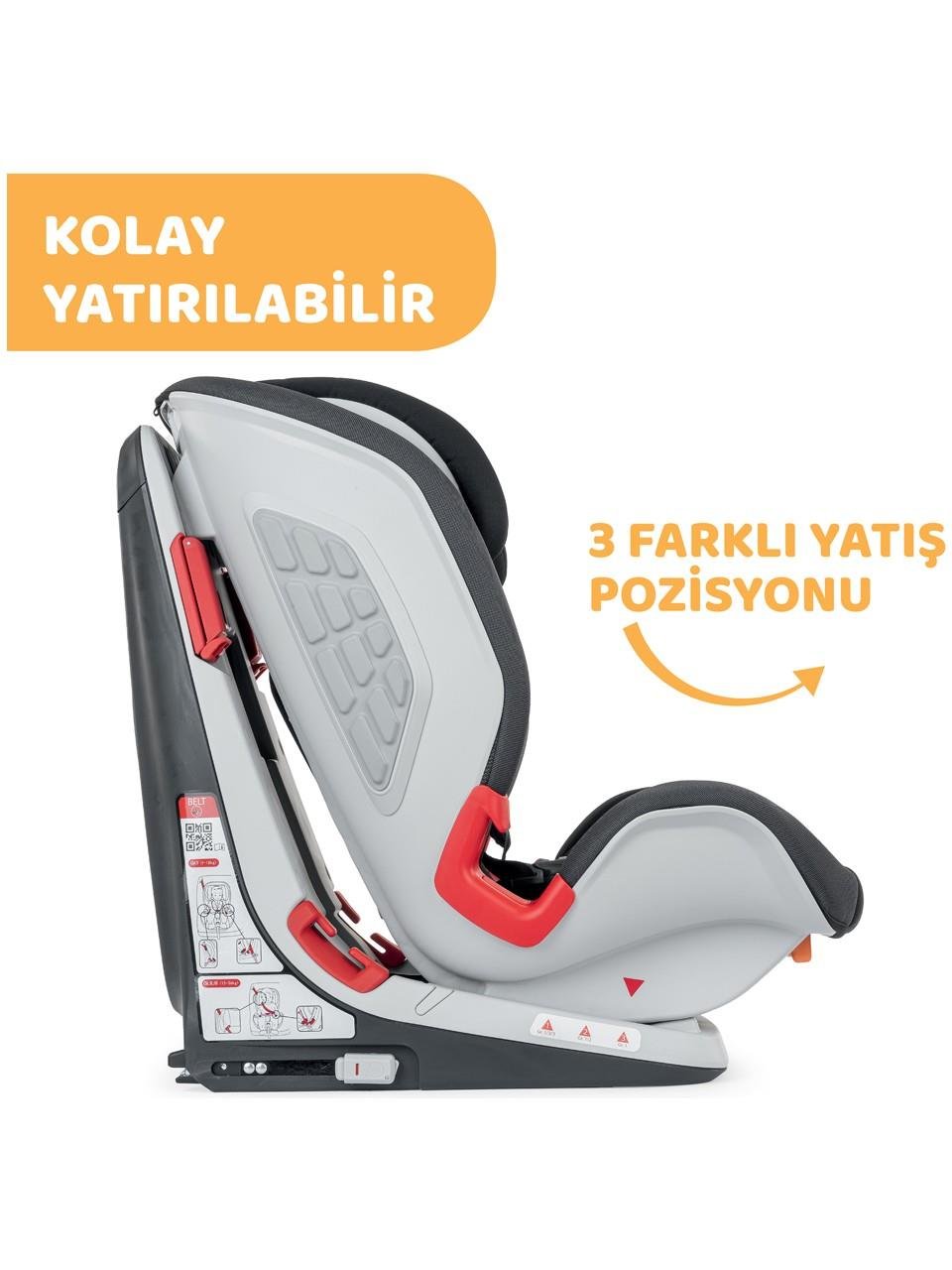 Chicco Youniverse Fix 1 2 3 Oto Koltuğu (9 - 36 kg) - Black