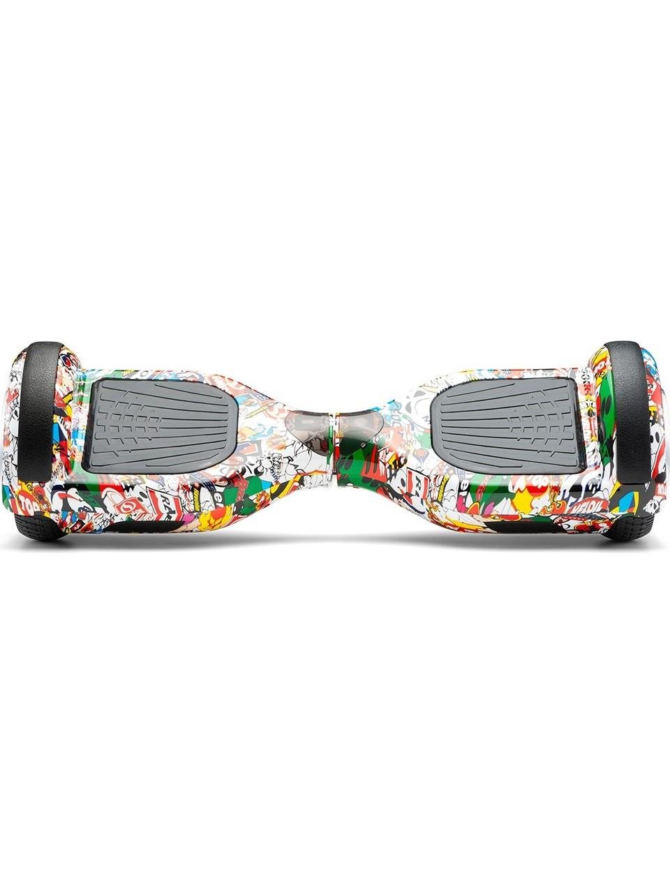Citymate Elektrikli Kaykay Hoverboard Bluetooth Hoparlörlü 6.5 Inch Akıllı Dengeli - Grafiti Desenli