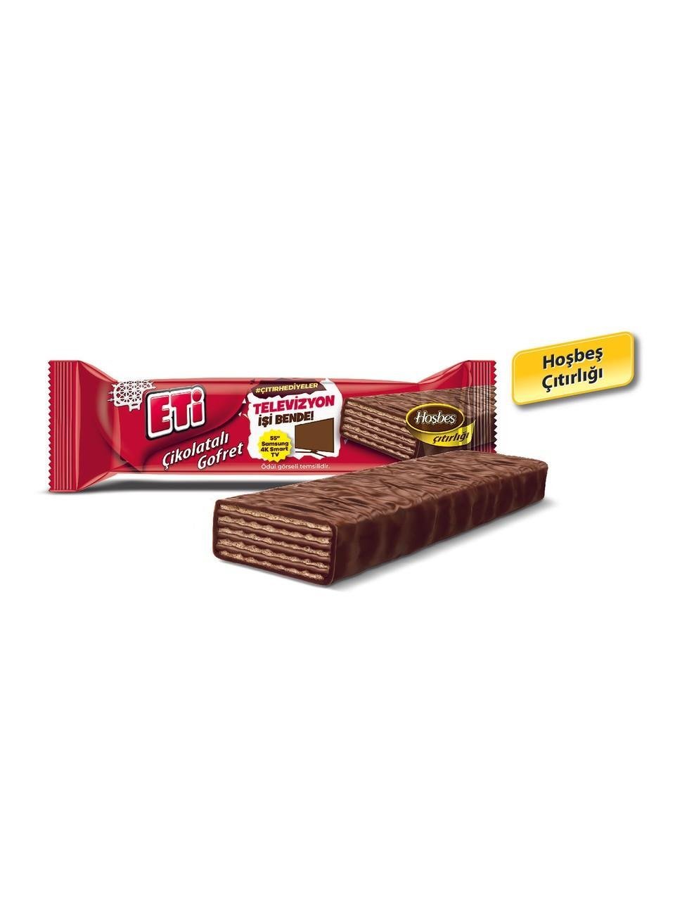 Eti Çikolatalı Gofret 34 g x 42 Adet