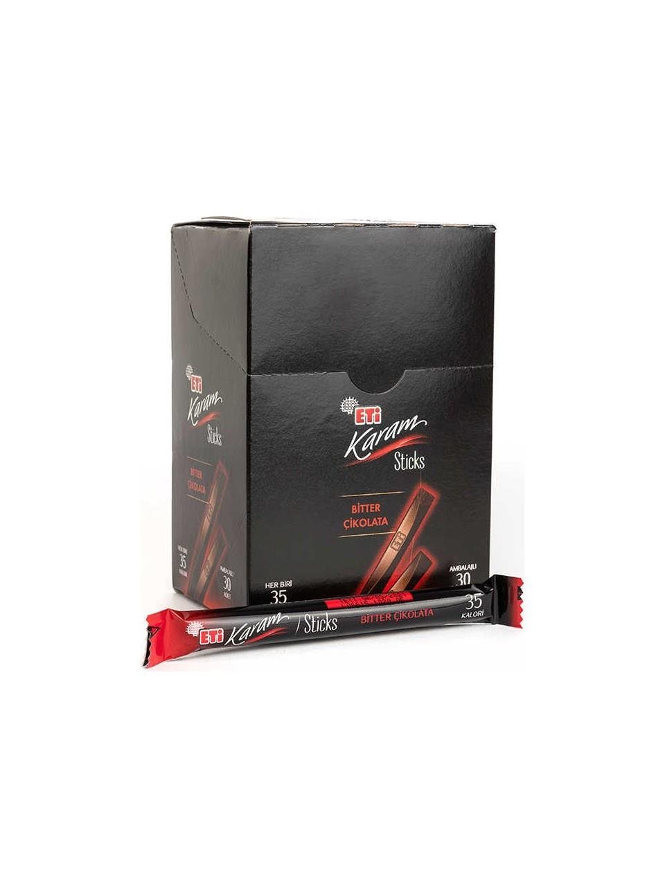 Eti Karam Sticks Bitter Çikolata 7 gr x 30