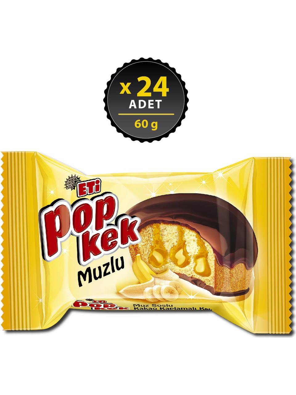 Eti Popkek Muzlu Kek 60 gr x 24 Adet
