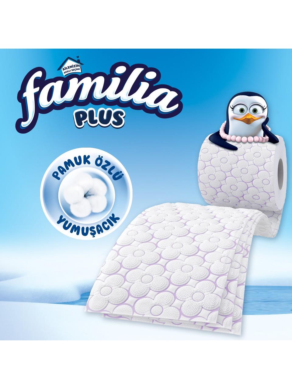 Familia Plus Parfümlü Tuvalet Kağıdı 32'li (Sihirli Çiçekler Kokulu)