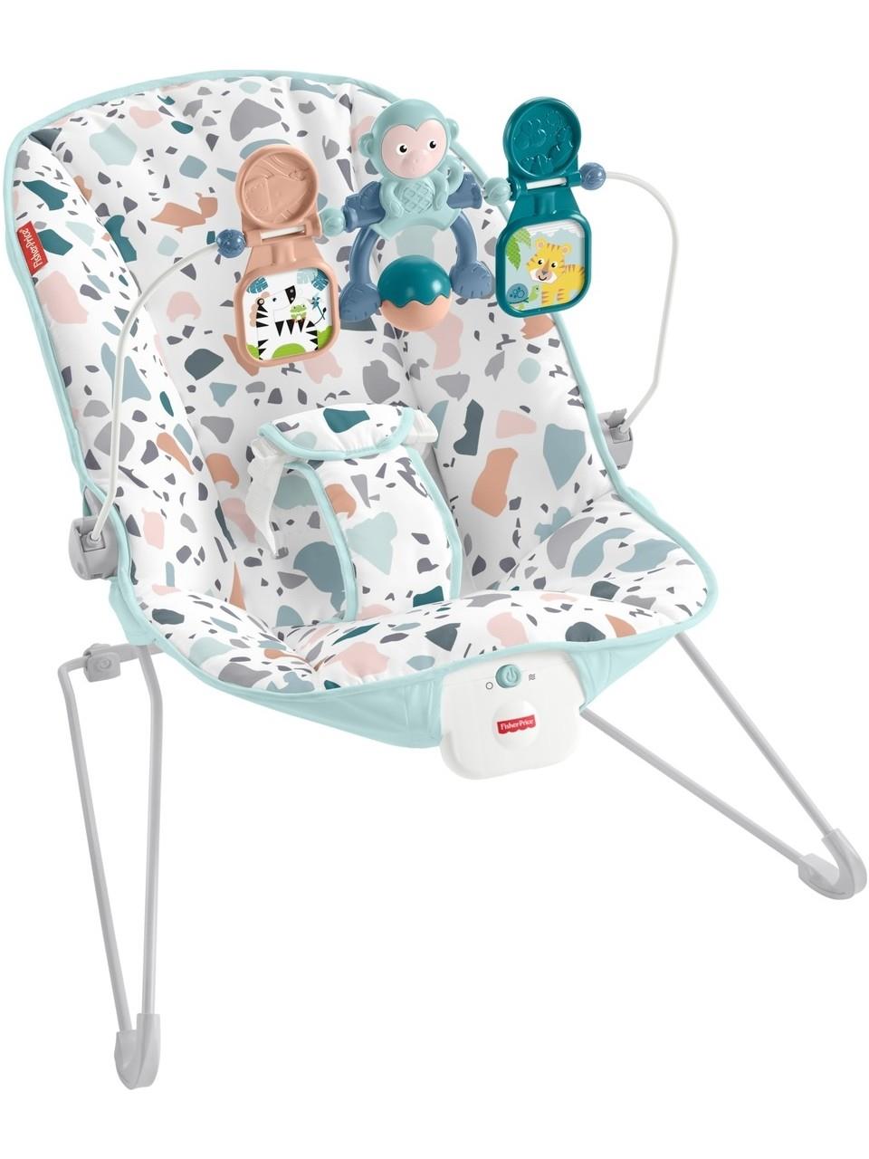 Fisher-Price Safari Ana Kucağı, Yıkanabilir, Sakinleştirici Titreşimler İçerir GWD38