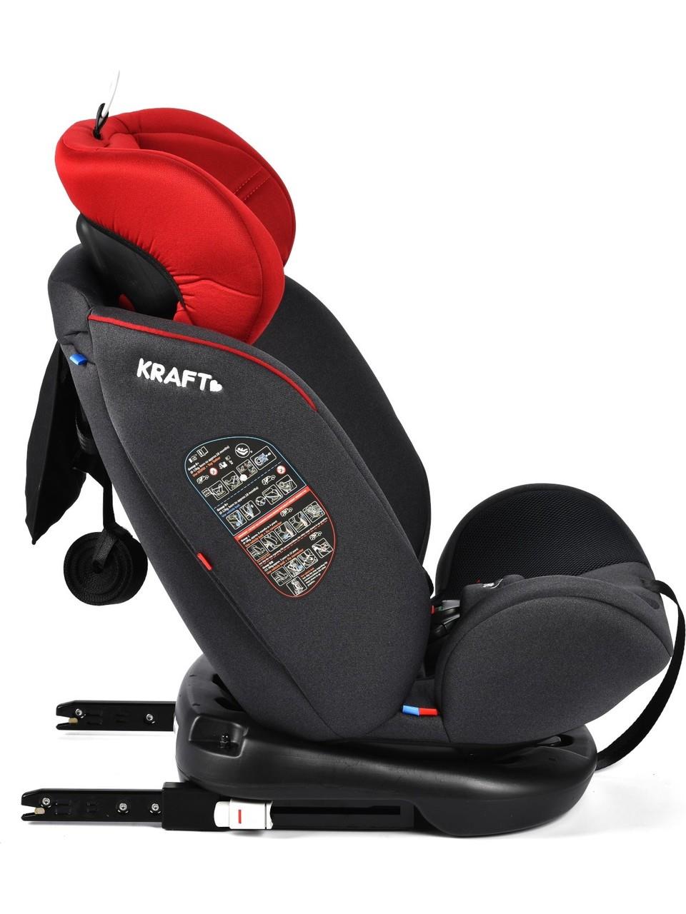 Kraft Safe Spin 0-36 kg 360 ° Dönebilen İsofix'li Oto Koltuğu Siyah