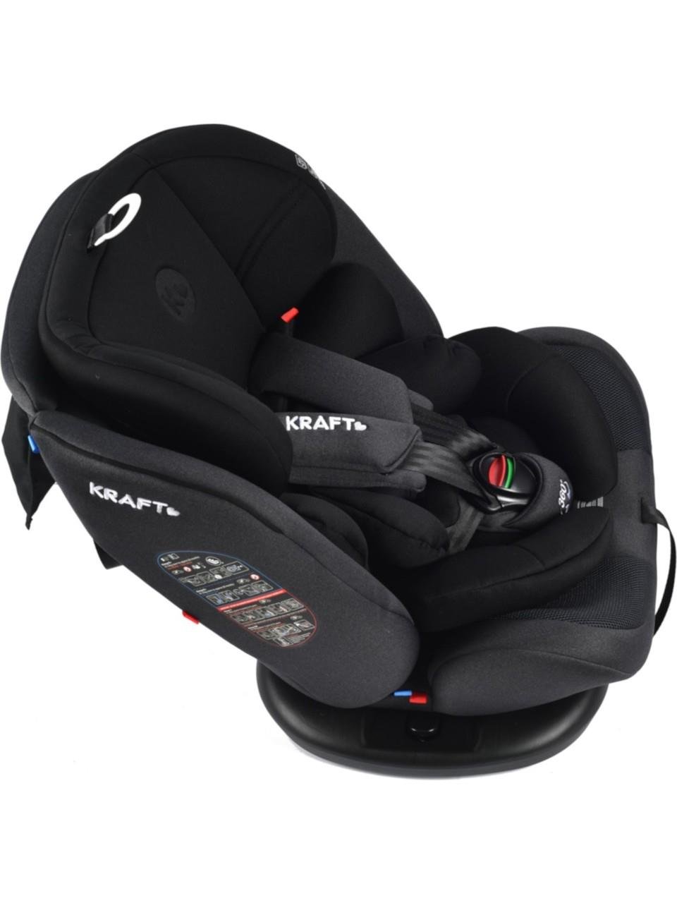 Kraft Safe Spin 0-36 kg 360 ° Dönebilen İsofix'li Oto Koltuğu Siyah