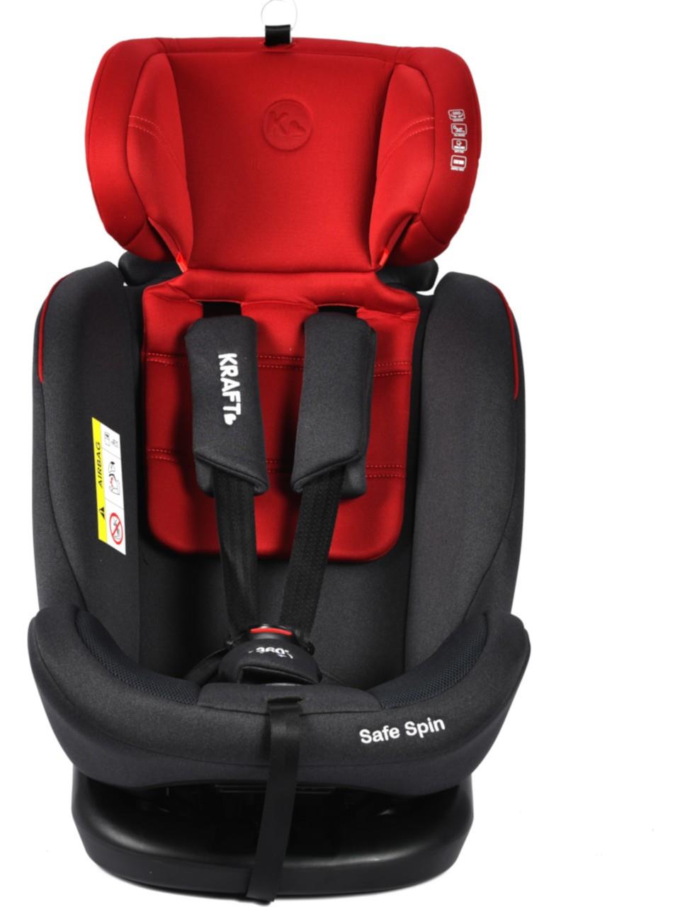 Kraft Safe Spin 0-36 kg 360 ° Dönebilen İsofix'li Oto Koltuğu Siyah