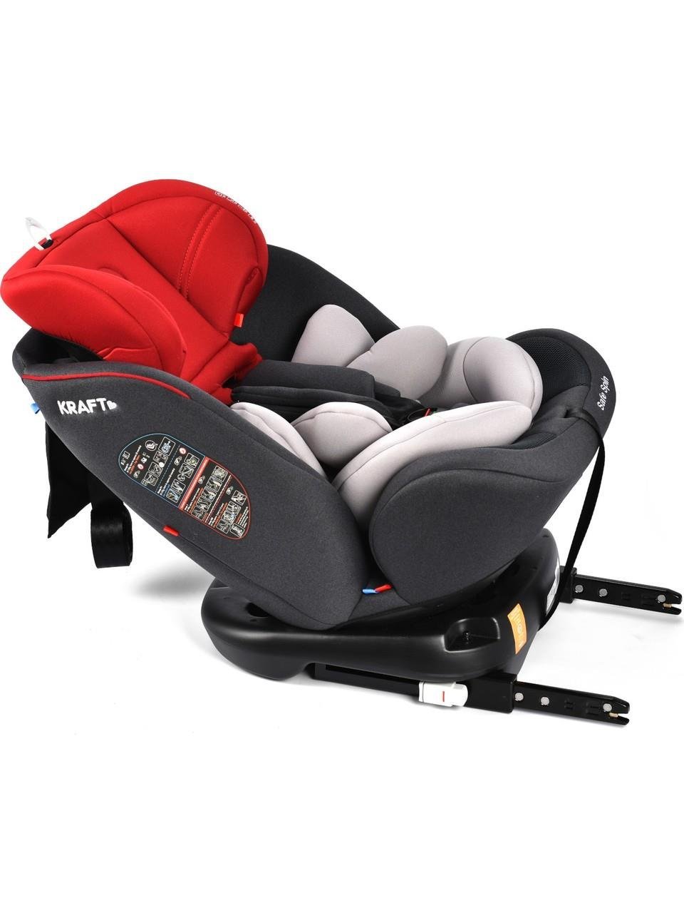 Kraft Safe Spin 0-36 kg 360 ° Dönebilen İsofix'li Oto Koltuğu Siyah