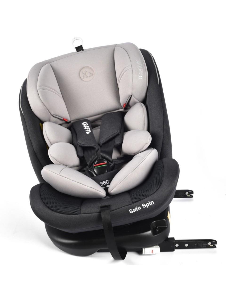 Kraft Safe Spin 0-36 kg 360 ° Dönebilen İsofix'li Oto Koltuğu Siyah