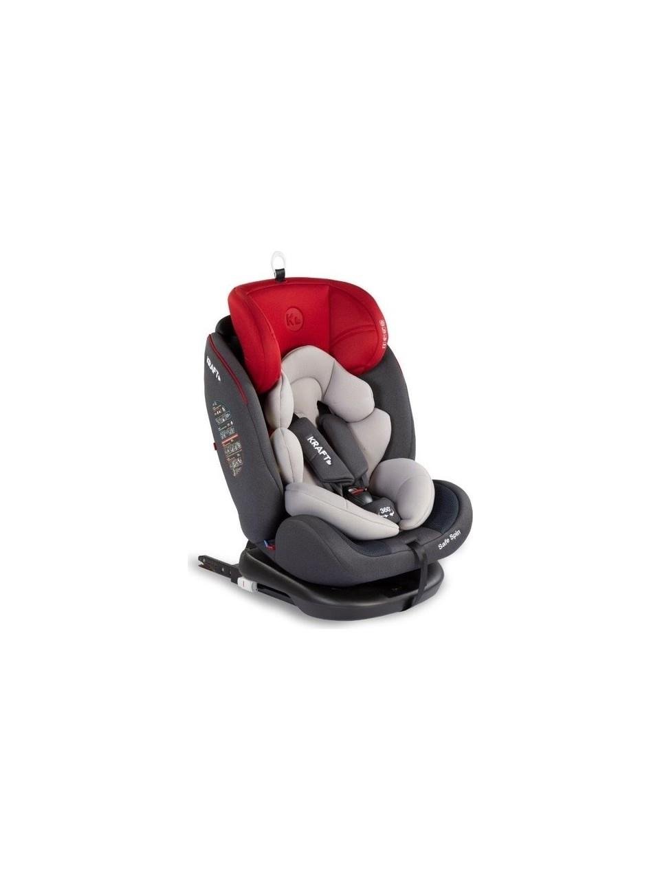 Kraft Safe Spin 0-36 kg 360 ° Dönebilen İsofix'li Oto Koltuğu Siyah