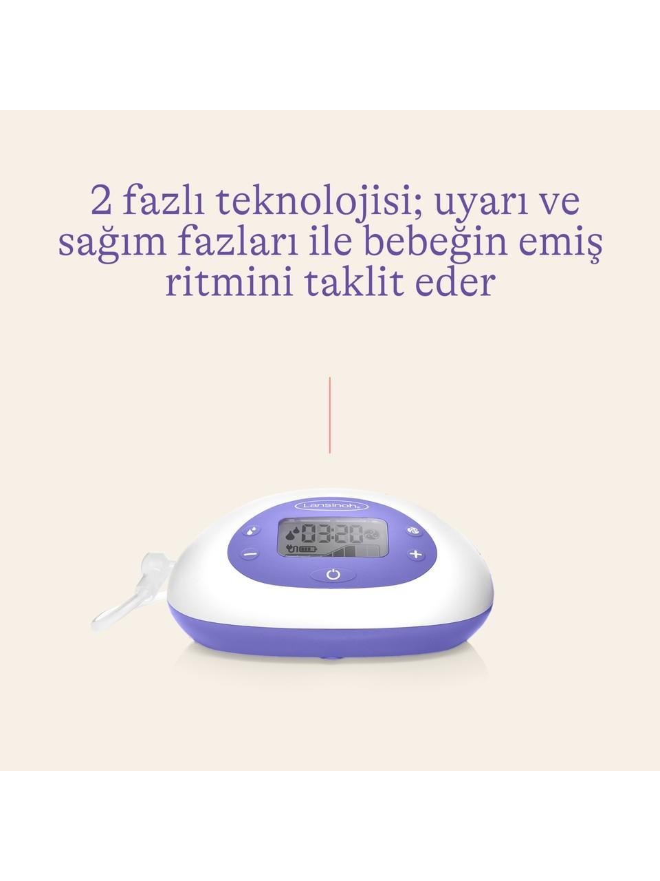 Lansinoh Çiftli Elektrikli Göğüs Süt Sağma Pompası