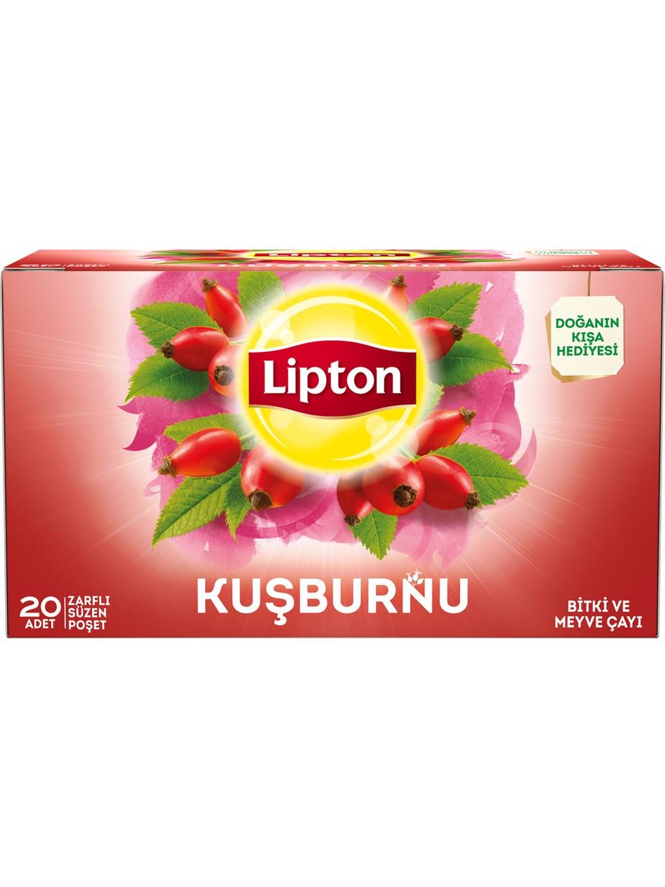 Lipton Kuşburnu Çayı Bardak Poşet 20 'li