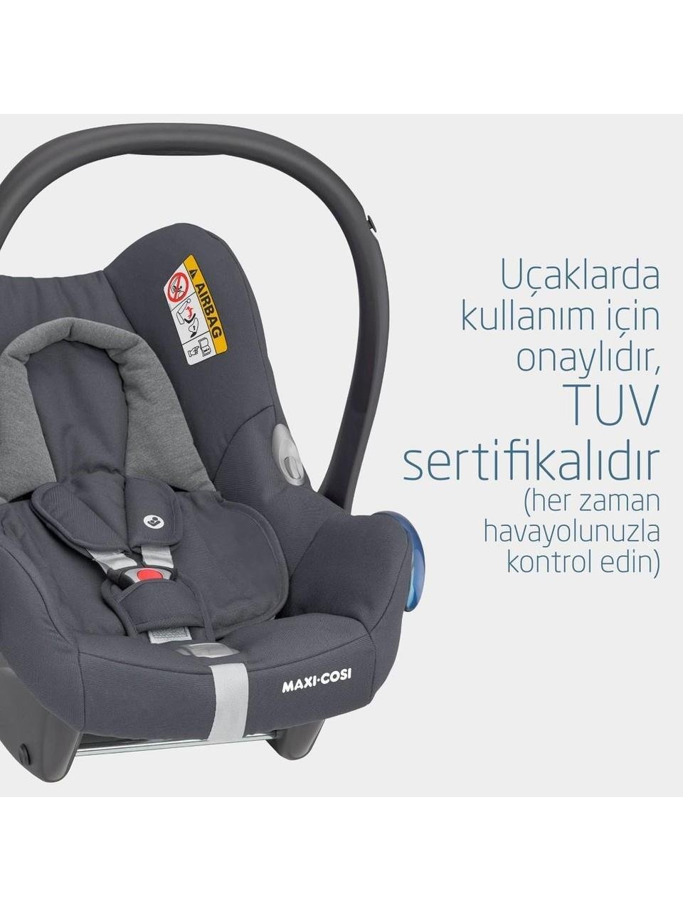 Maxi-Cosi Cabrio Fix Adac'lı Ana Kucağı Essential Graphite