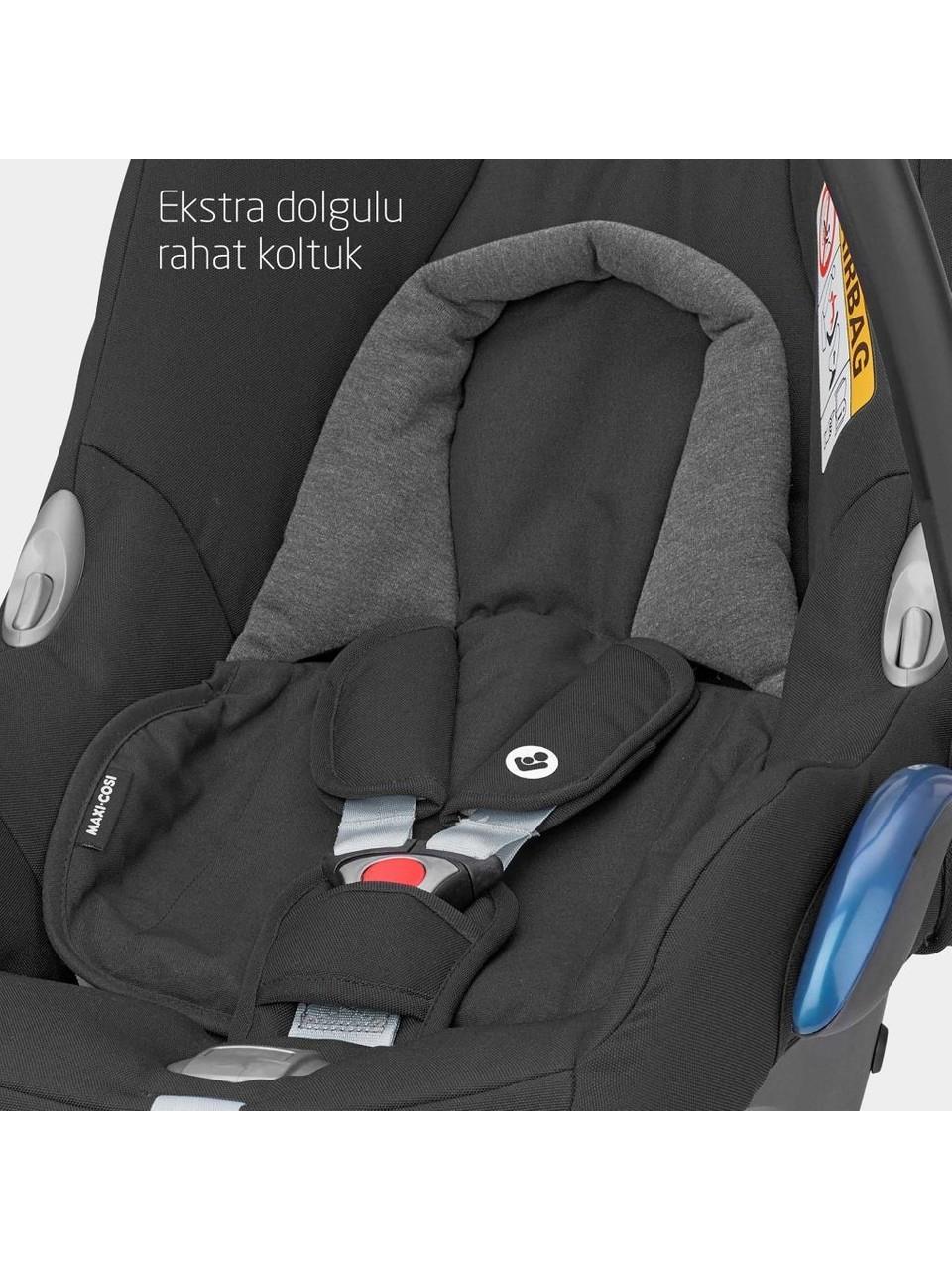 Maxi-Cosi Cabrio Fix Adac'lı Ana Kucağı Essential Graphite