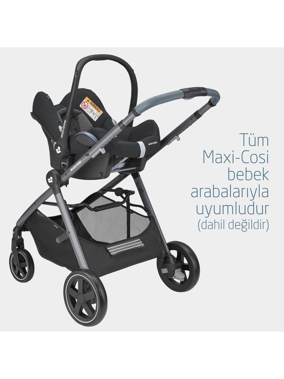 Maxi-Cosi Cabrio Fix Adac'lı Ana Kucağı Essential Graphite