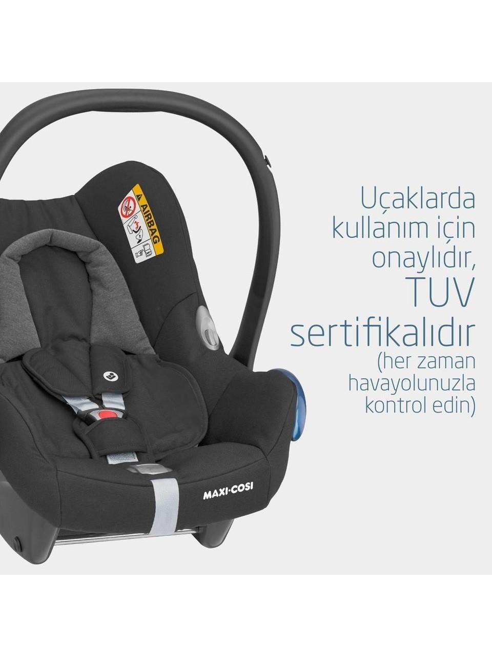 Maxi-Cosi Cabrio Fix Adac'lı Ana Kucağı Essential Graphite