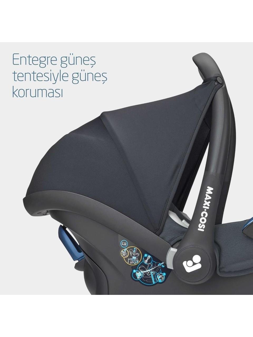 Maxi-Cosi Cabrio Fix Adac'lı Ana Kucağı Essential Graphite
