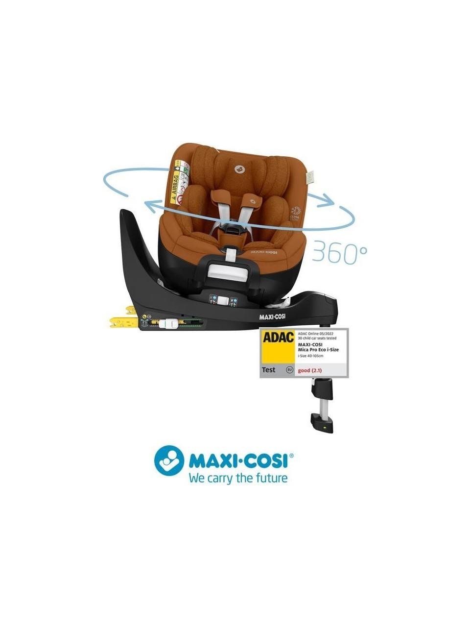 Maxi-Cosi Maxi Cosi Mica Pro Eco I-Size İsofix'li 360 Dönebilir Yatabilir 0-18 Kg Bebek Oto Koltuğu Authentic Grey