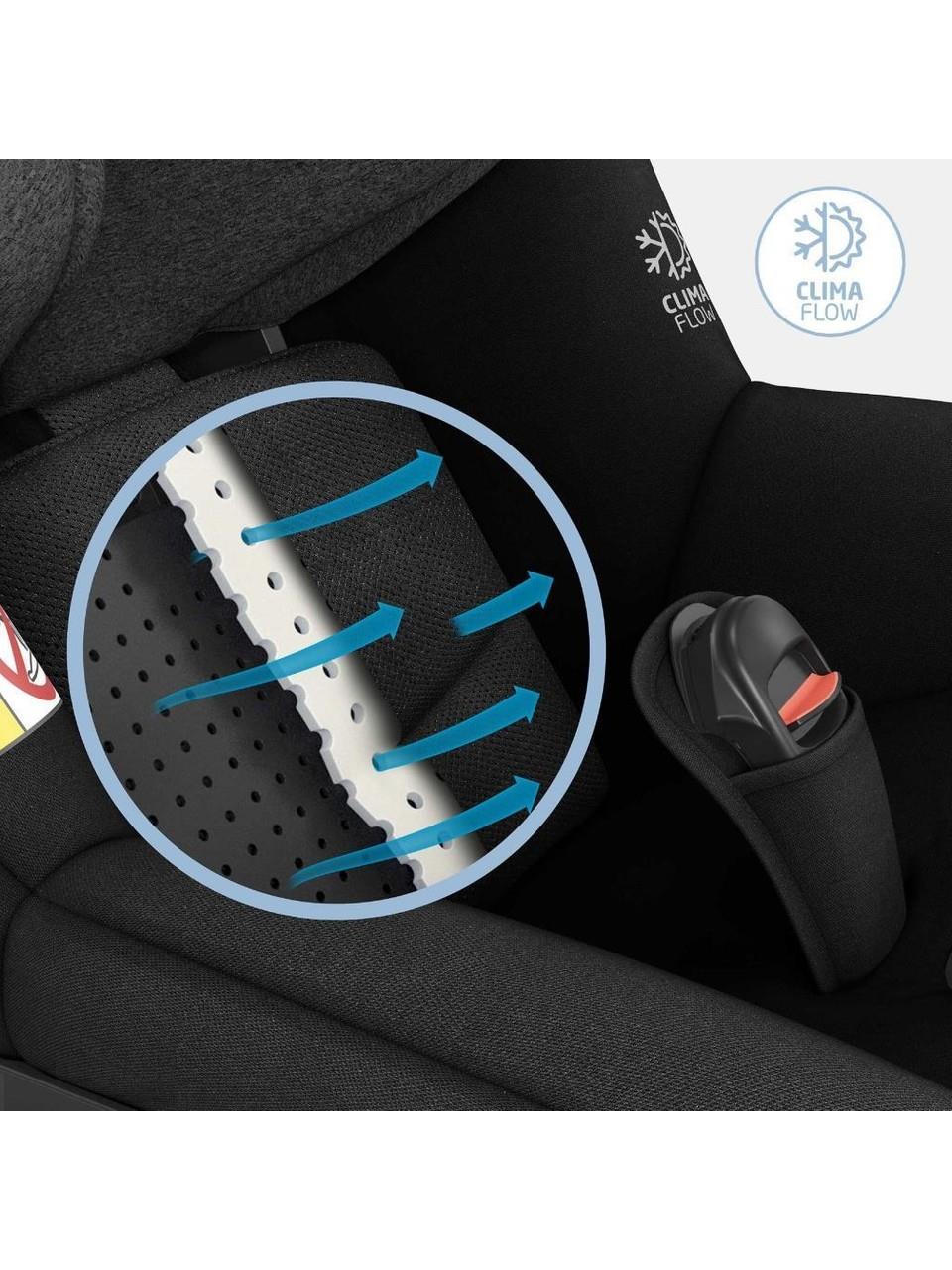 Maxi-Cosi Maxi Cosi Mica Pro Eco I-Size İsofix'li 360 Dönebilir Yatabilir 0-18 Kg Bebek Oto Koltuğu Authentic Grey