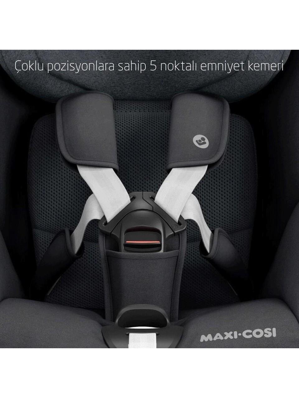 Maxi-Cosi Maxi Cosi Mica Pro Eco I-Size İsofix'li 360 Dönebilir Yatabilir 0-18 Kg Bebek Oto Koltuğu Authentic Grey