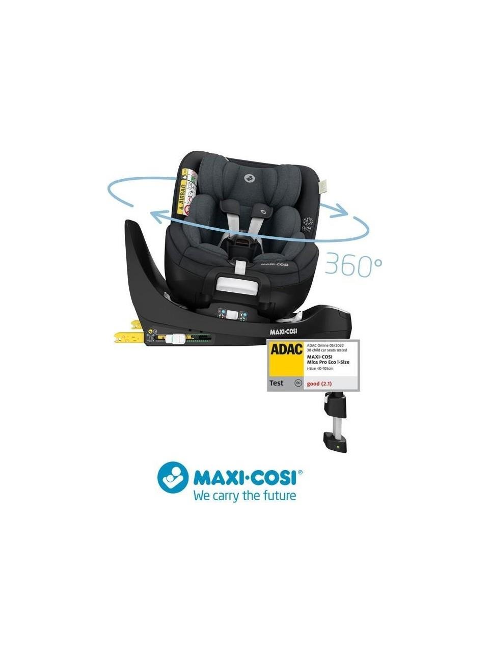 Maxi-Cosi Maxi Cosi Mica Pro Eco I-Size İsofix'li 360 Dönebilir Yatabilir 0-18 Kg Bebek Oto Koltuğu Authentic Grey