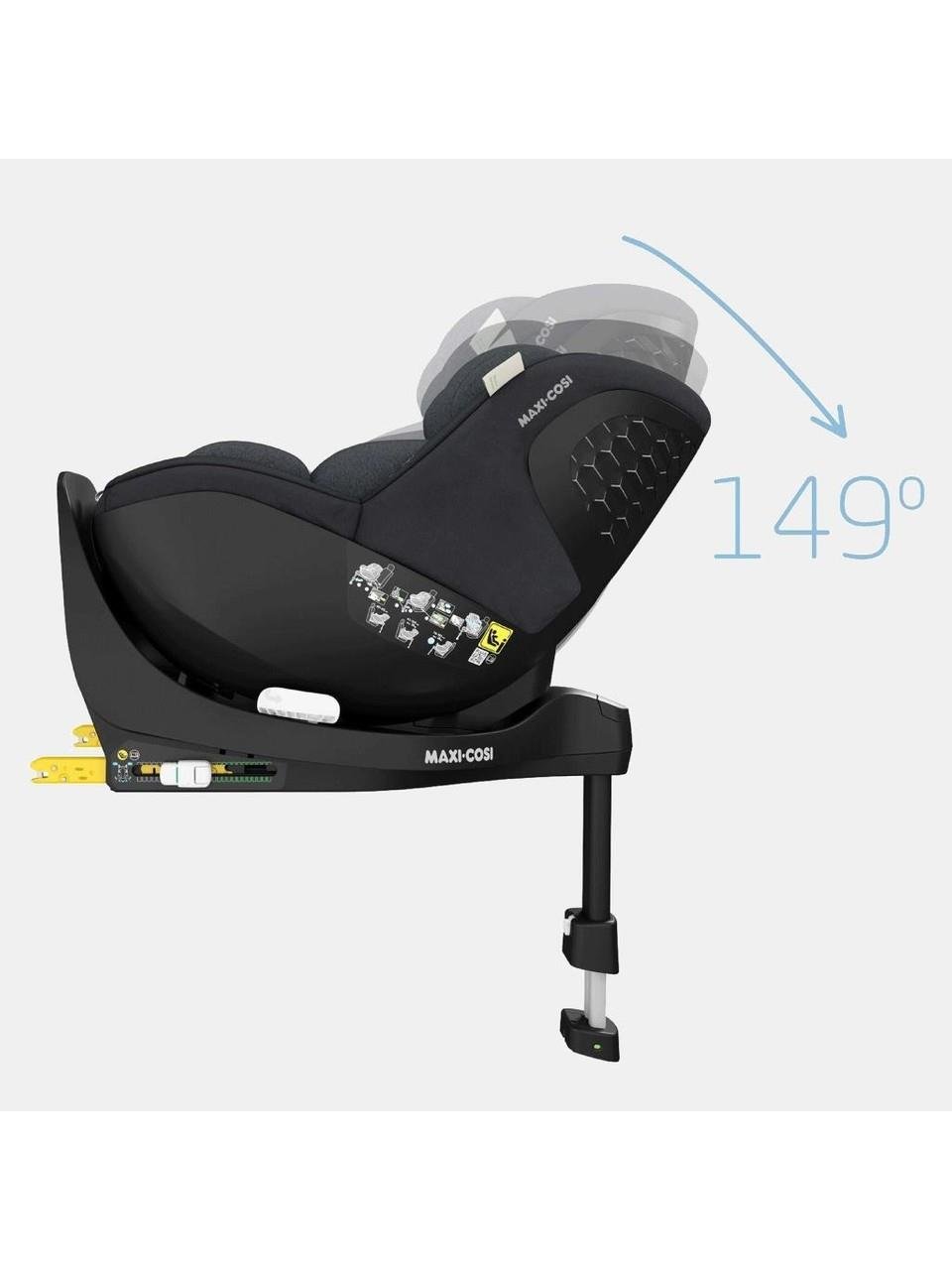 Maxi-Cosi Maxi Cosi Mica Pro Eco I-Size İsofix'li 360 Dönebilir Yatabilir 0-18 Kg Bebek Oto Koltuğu Authentic Grey