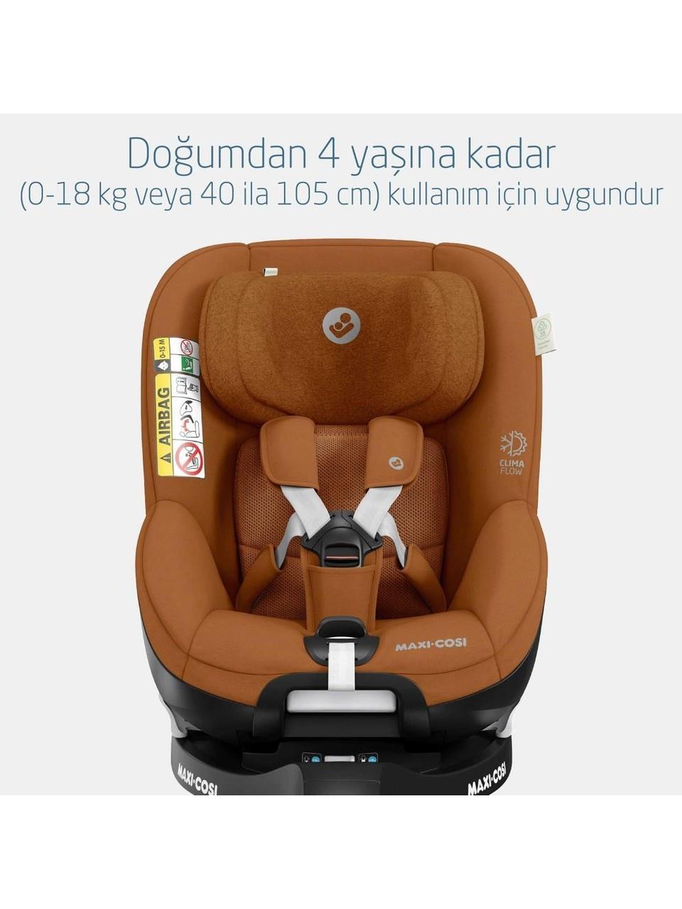 Maxi-Cosi Maxi Cosi Mica Pro Eco I-Size İsofix'li 360 Dönebilir Yatabilir 0-18 Kg Bebek Oto Koltuğu Authentic Grey