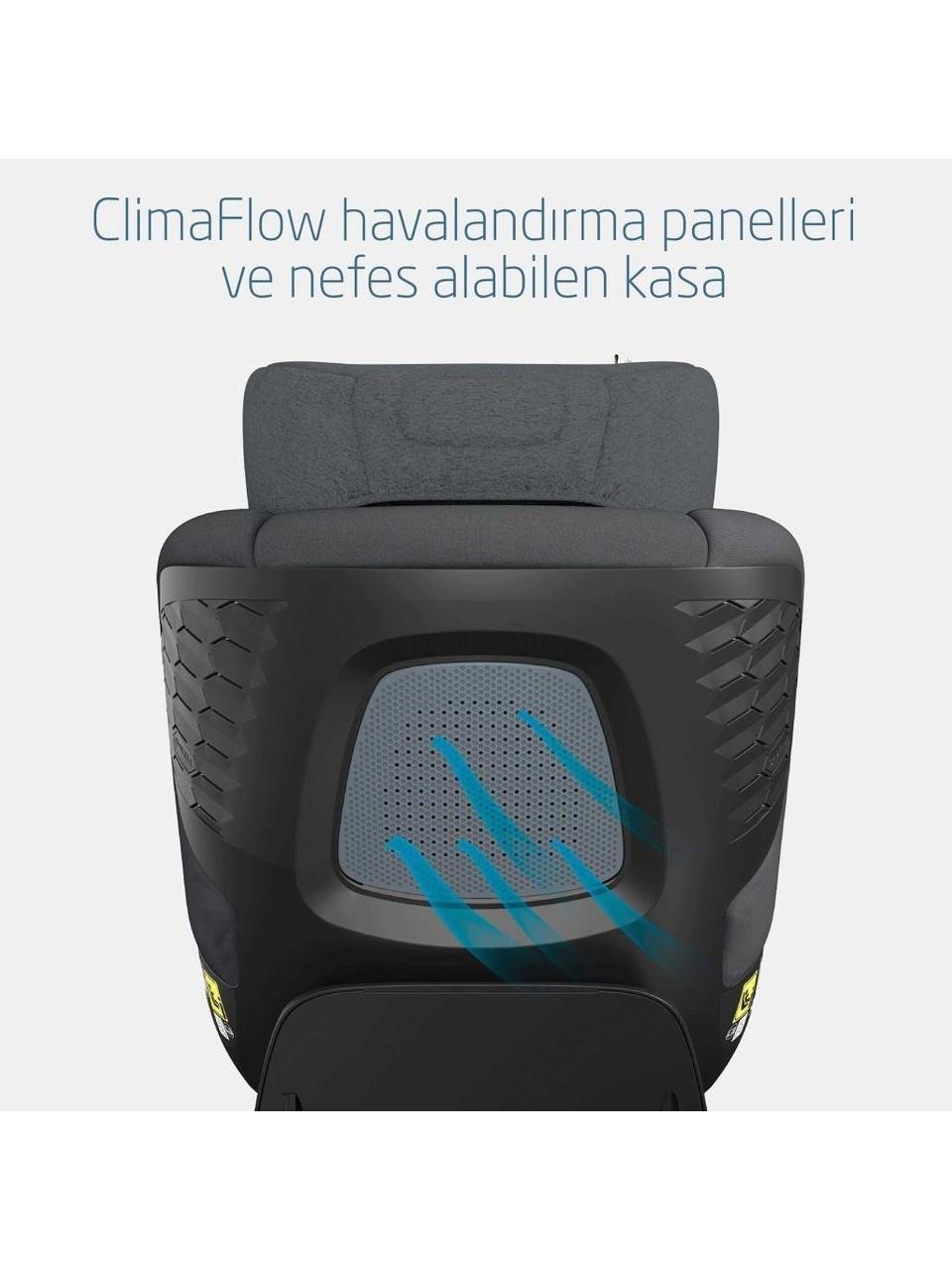 Maxi-Cosi Maxi Cosi Mica Pro Eco I-Size İsofix'li 360 Dönebilir Yatabilir 0-18 Kg Bebek Oto Koltuğu Authentic Grey