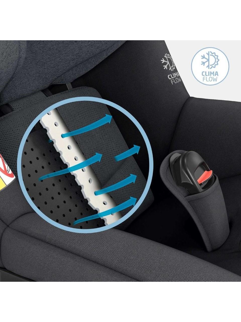 Maxi-Cosi Maxi Cosi Mica Pro Eco I-Size İsofix'li 360 Dönebilir Yatabilir 0-18 Kg Bebek Oto Koltuğu Authentic Grey