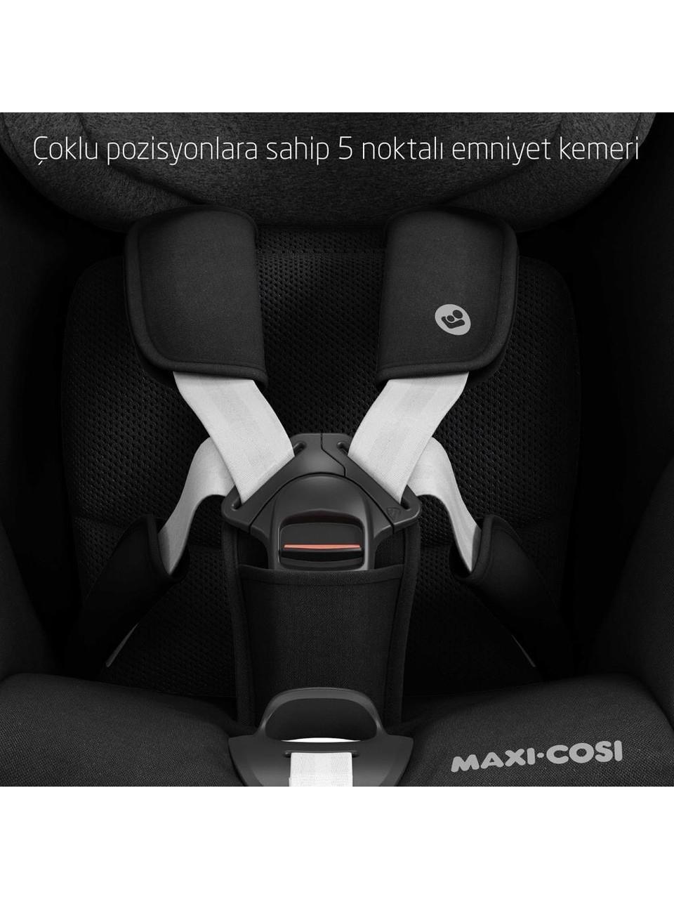 Maxi-Cosi Maxi Cosi Mica Pro Eco I-Size İsofix'li 360 Dönebilir Yatabilir 0-18 Kg Bebek Oto Koltuğu Authentic Grey