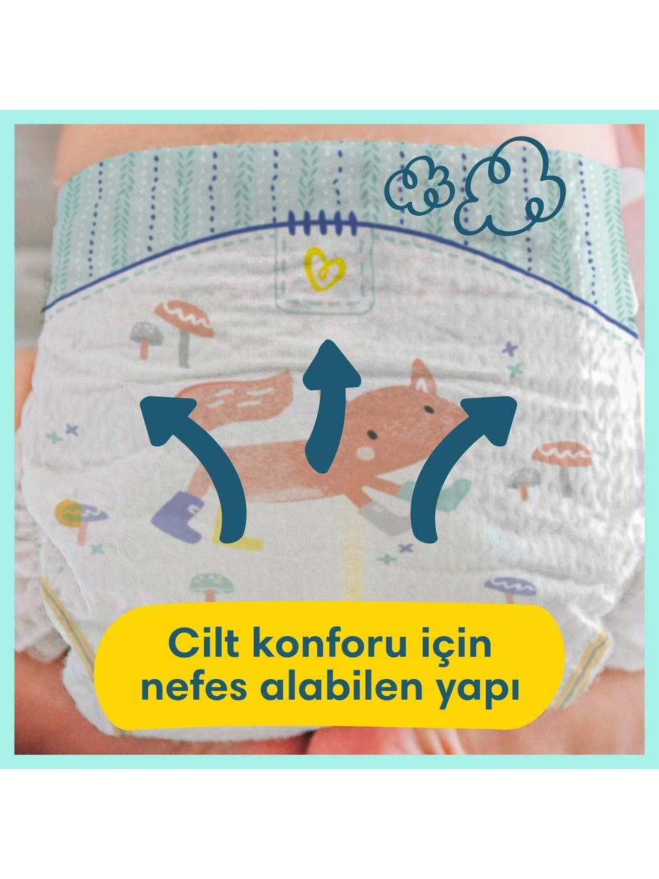 Prima Aktif Bebek, Bebek Bezi 4 Numara, 136 adet