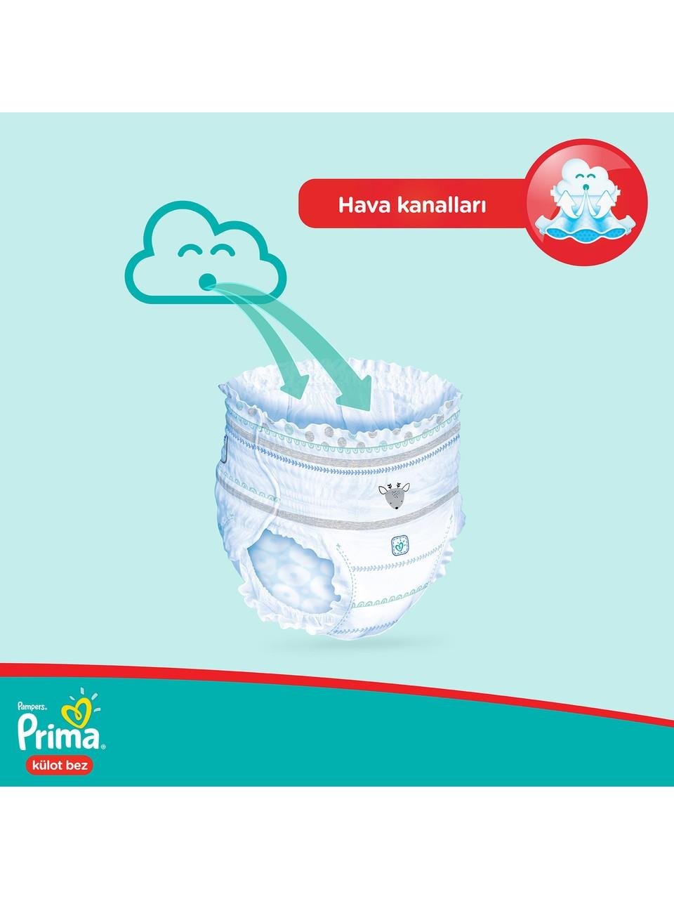 Prima Külot Bebek Bezi 3 Beden 64 Adet Midi Ekonomik Paket