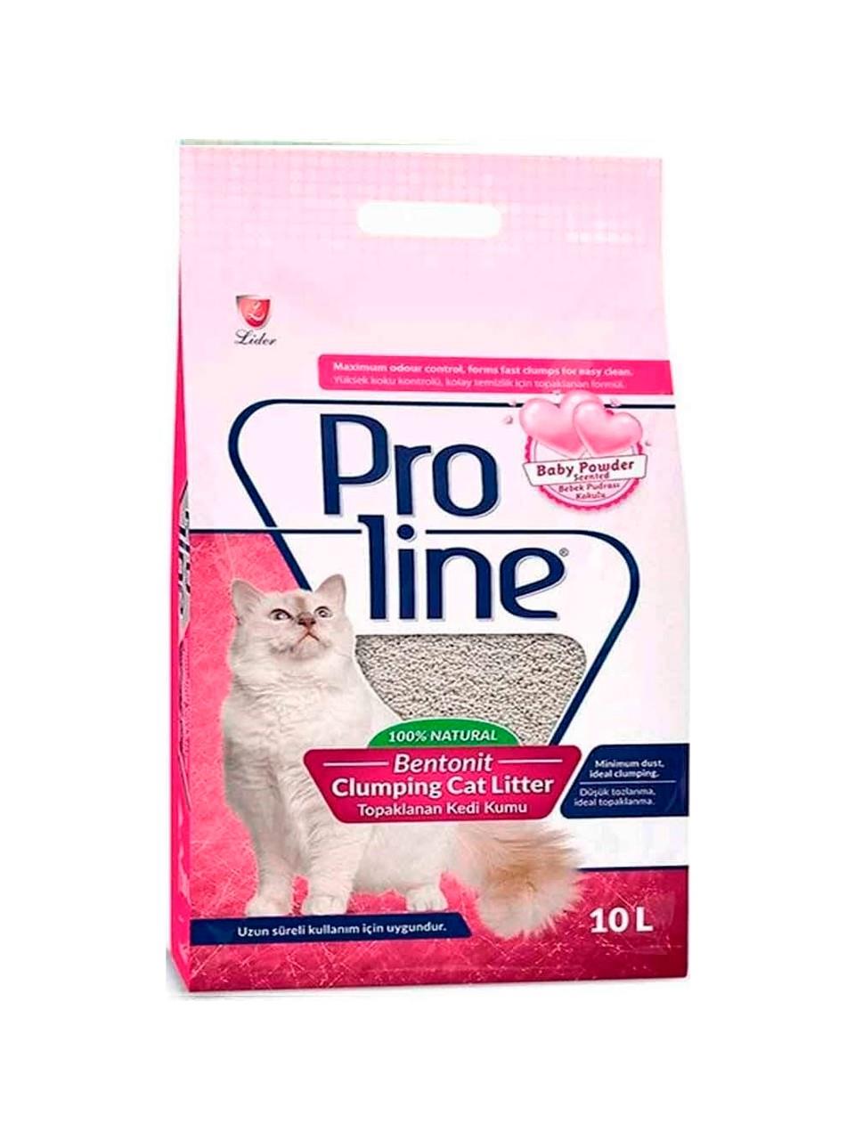Pro Line Bebek Pudrası Kokulu Kedi Kumu 10 LT