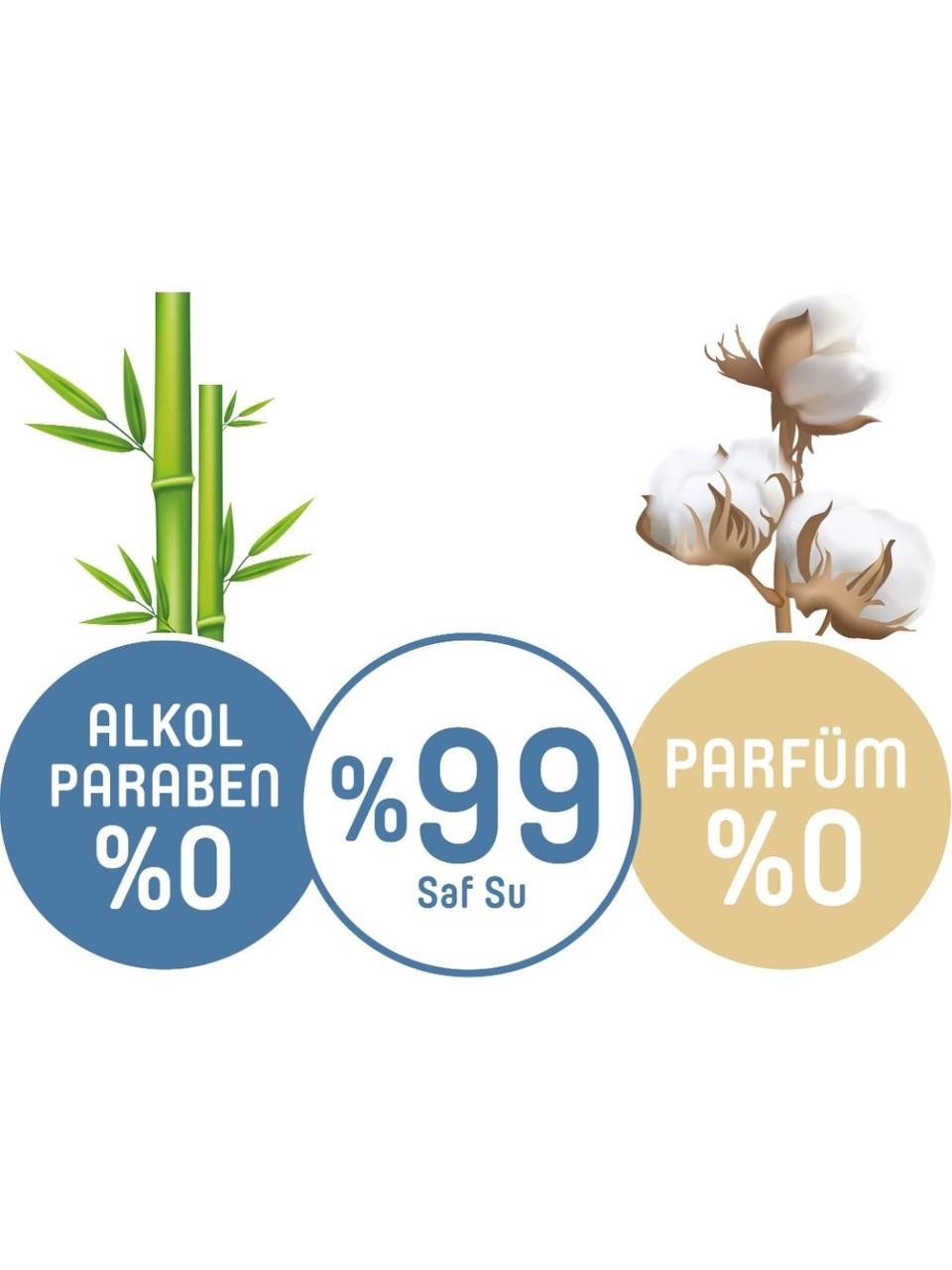 Pure Baby Organic Yenidoğan Islak Havlu 12X70 (840 Yaprak)