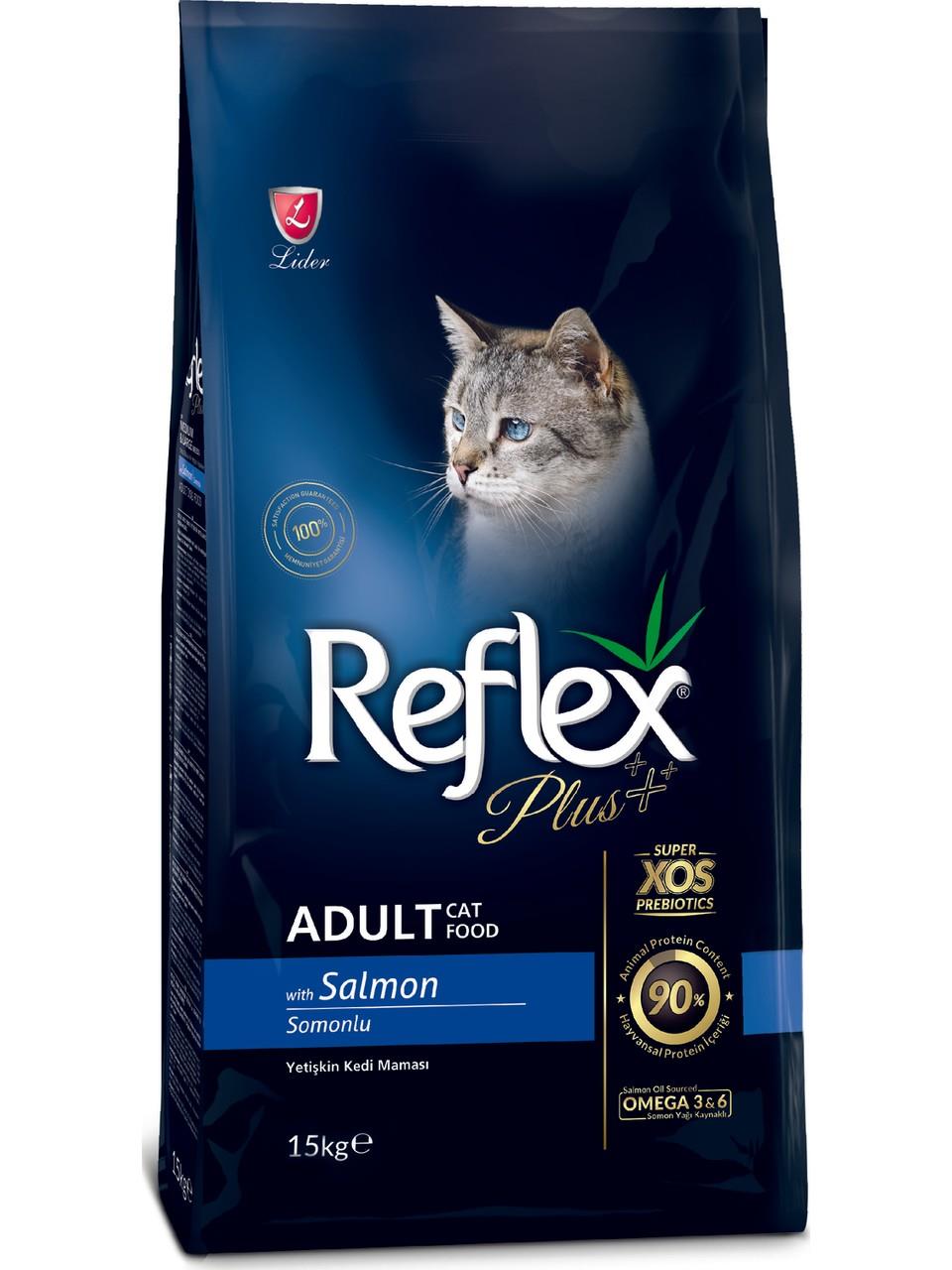Reflex Plus Somonlu Yetişkin Kedi Maması 15 Kg