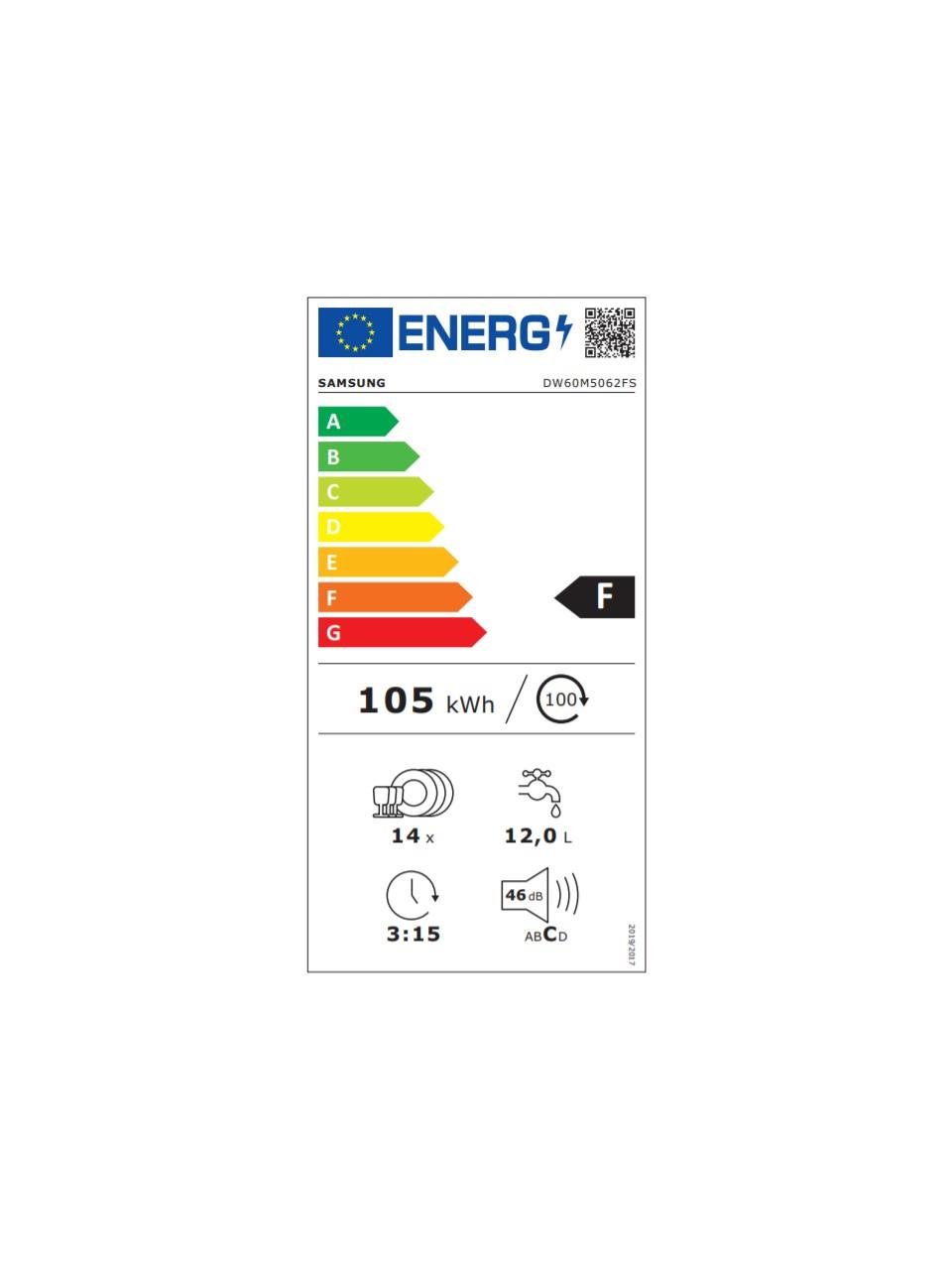 Samsung DW60M5062FS 6 Programlı Bulaşık Makinesi