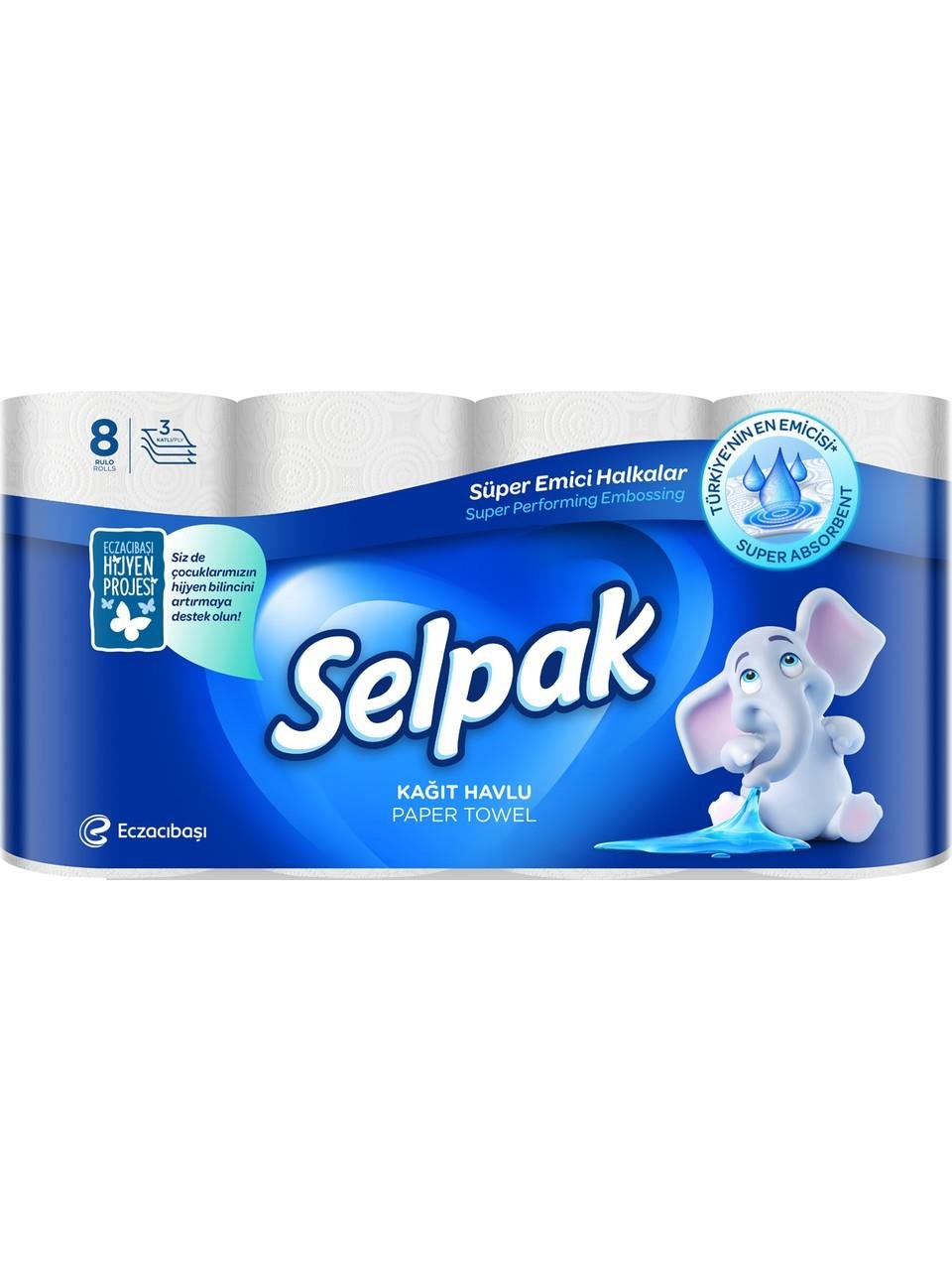 Selpak Hijyen 8'li Kağıt Havlu