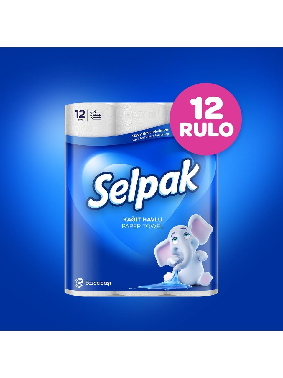Selpak Kağıt Havlu 12'li