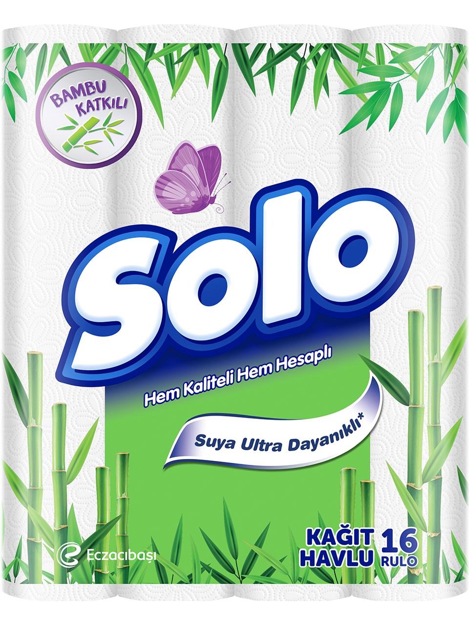 Solo Bambu Katkılı Kağıt Havlu 16'lı