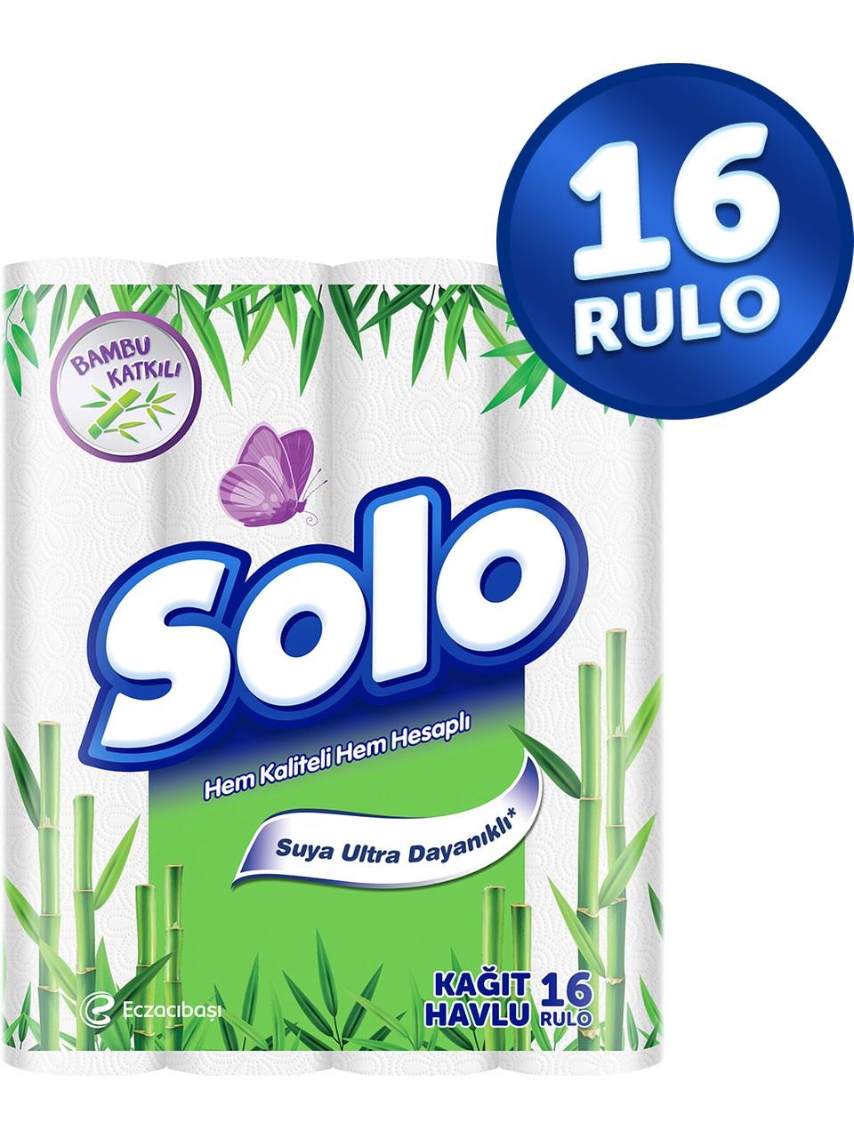Solo Bambu Katkılı Kağıt Havlu 16'lı