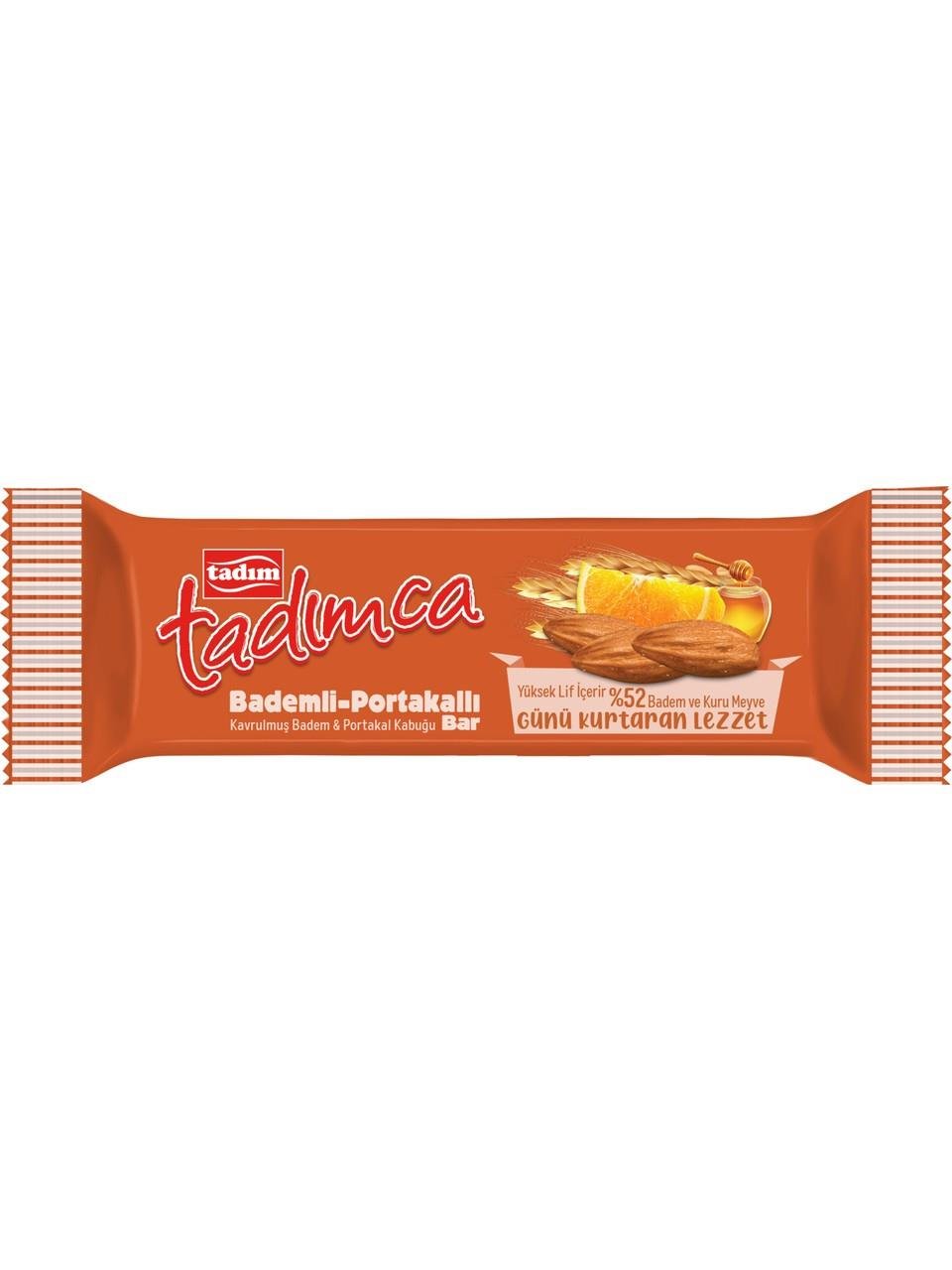 Tadım Bademli Portakallı Bar 30 gr x 20 Adet