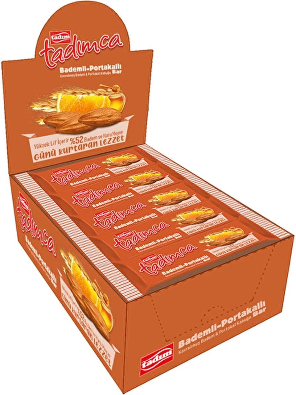 Tadım Bademli Portakallı Bar 30 gr x 20 Adet