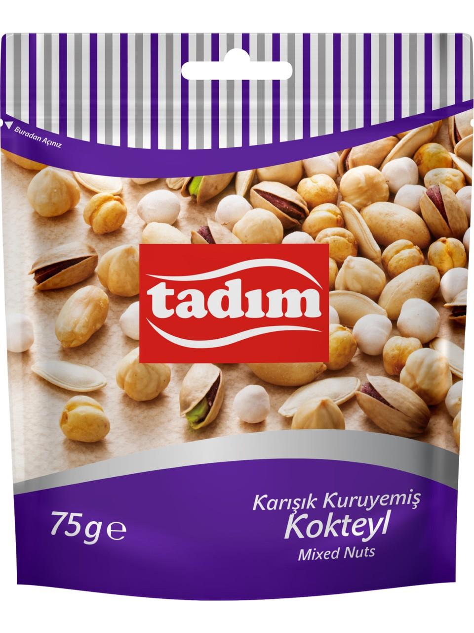 Tadım Karışık Kuruyemiş Kokteyl 75 gr x 12 Adet