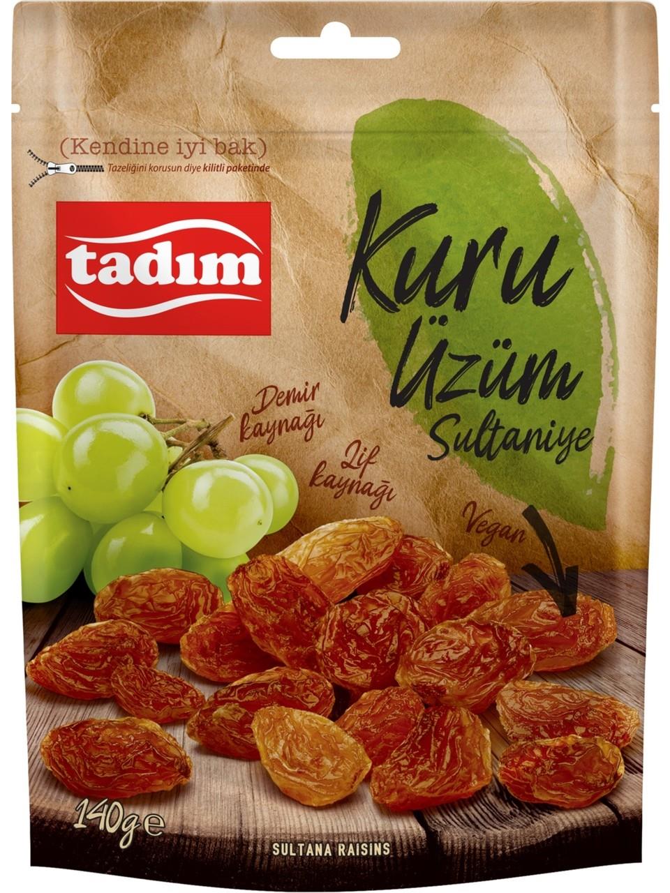 Tadım Kuru Üzüm Sultaniye 140 gr x 12 Adet