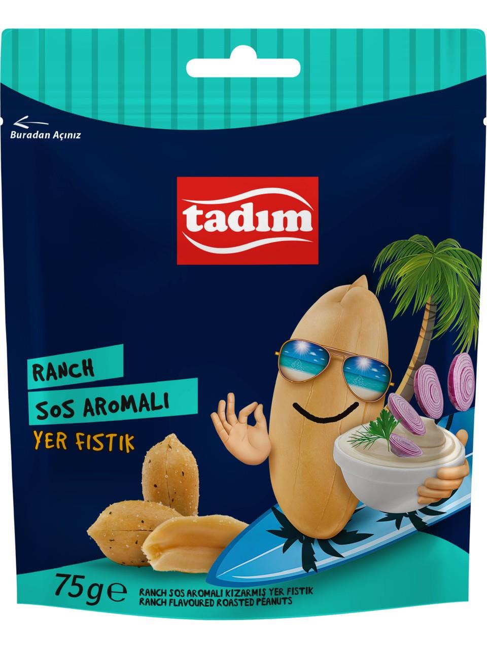 Tadım Yer Fıstığı Ranch Soslu 75 gr x 12 Adet