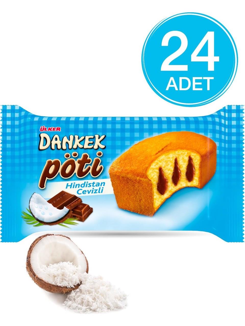 Ülker Dankek Pötikek Hindistan Ceviz Kek 35 gr x 24 lü
